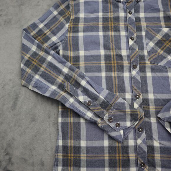 Outpost Makers Shirt Mens S Multicolor Long Sleeve Button Down Collar Plaid - Picture 11 of 16